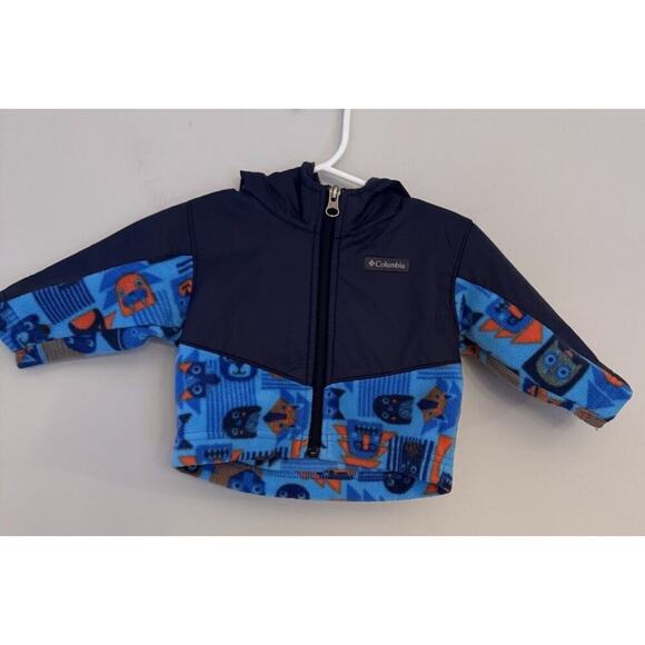 Columbia Boys' Steens Mt Overlay Hoodie Size 3-6 Months - Picture 1 of 9